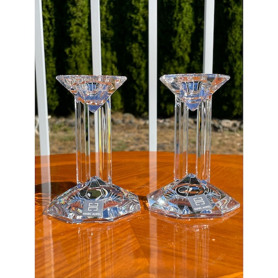 Crystal candle holder discount