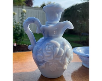 食器 AVON Avon Victorian Pitcher & Bowl, Soap Dish and Powder Sachet