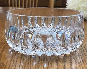 Vintage Luxurious Crystal Gorham Full Lead Crystal Nachtmann Germany Althea Cut Crystal Dish Made In Germany