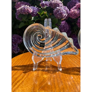 Art Deco MIKASA Germany Swirl Candy Dish/Crystal Candy Dish/Vintage Candy Dish/Home Decor Dish/Deep Swirl Dish (Set of Two) Made in Germany