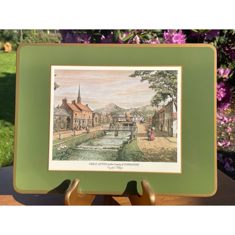 Vintage Pimpernel Table Placemats english Villages Etsy