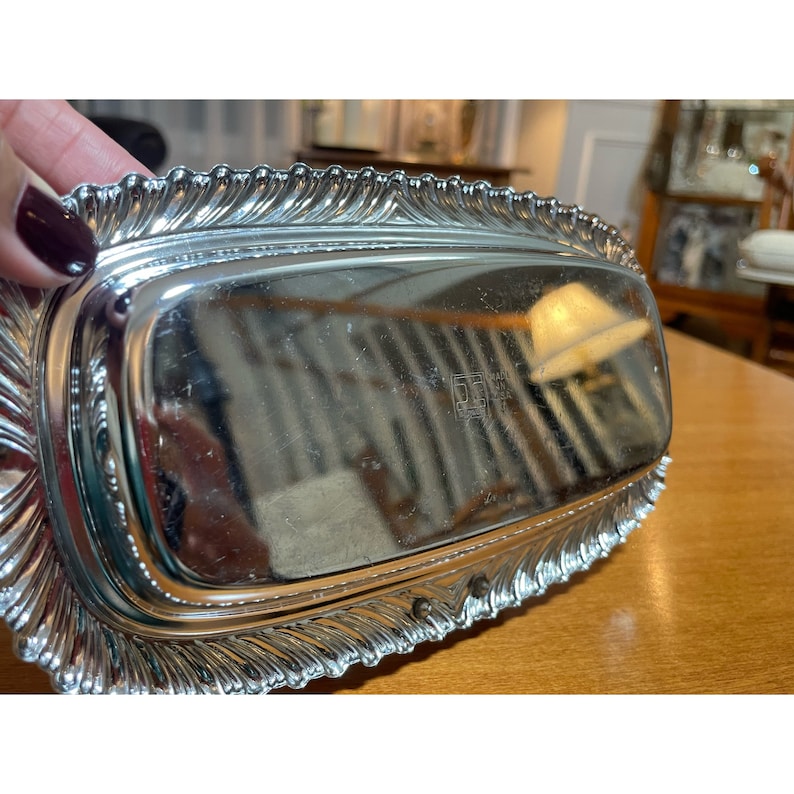 Vintage 1970s Covered Butter Dish & Glass Liner Silverplate Etsy