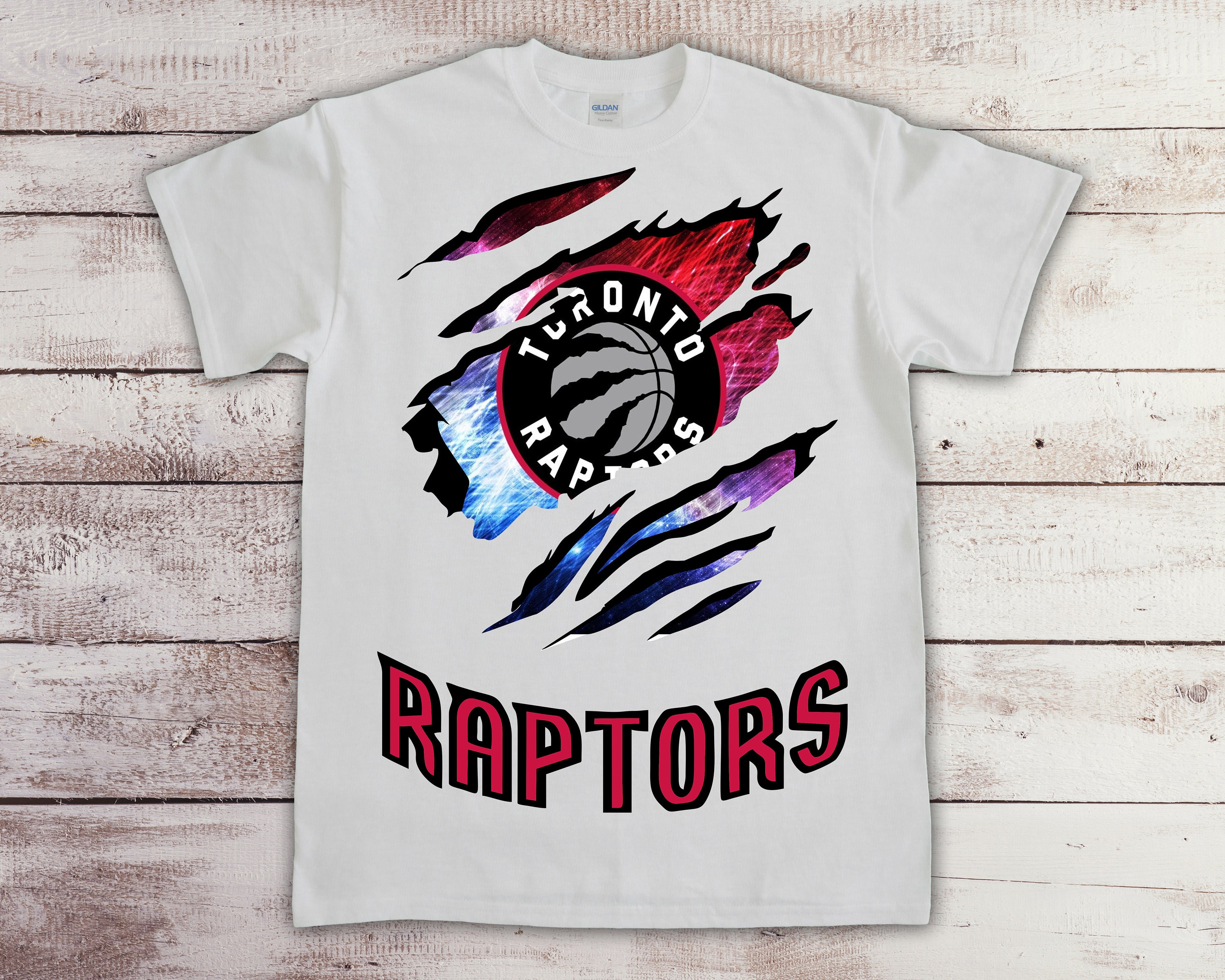 HD Toronto Raptors NBA Basketball Team T Shirt No Feel Ink Etsy