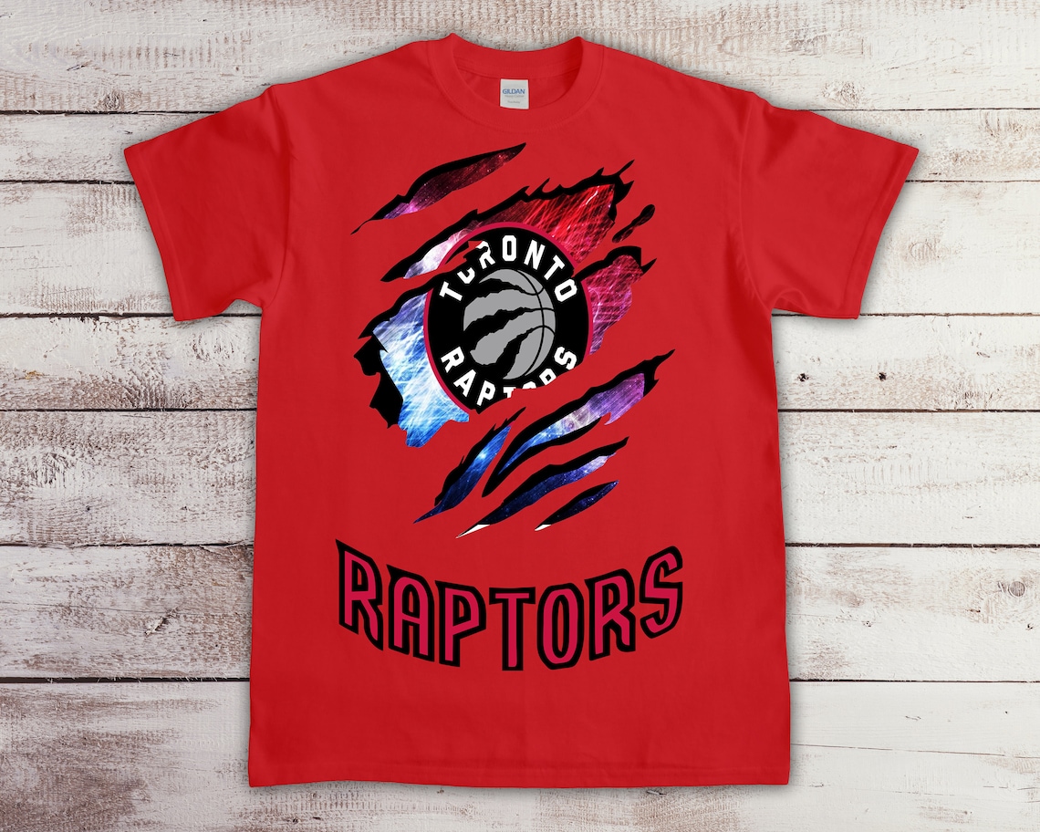 Toronto Raptors NBA Basketball Team T Shirt Gildan 100 Cotton Etsy