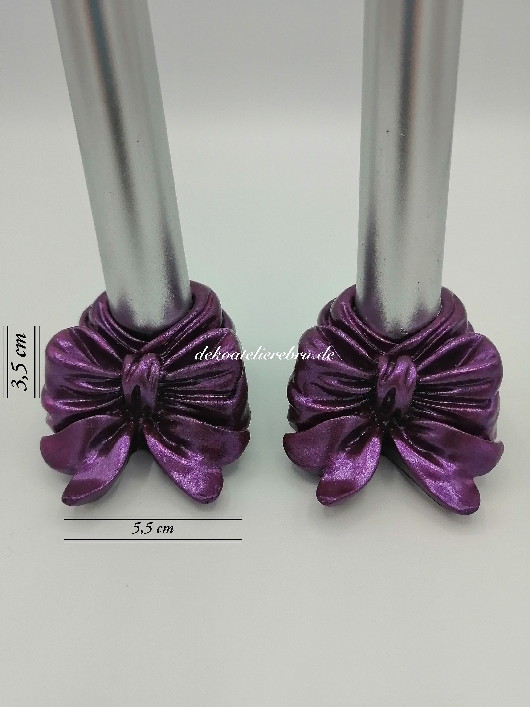 Candle Holder Bow Set of 2