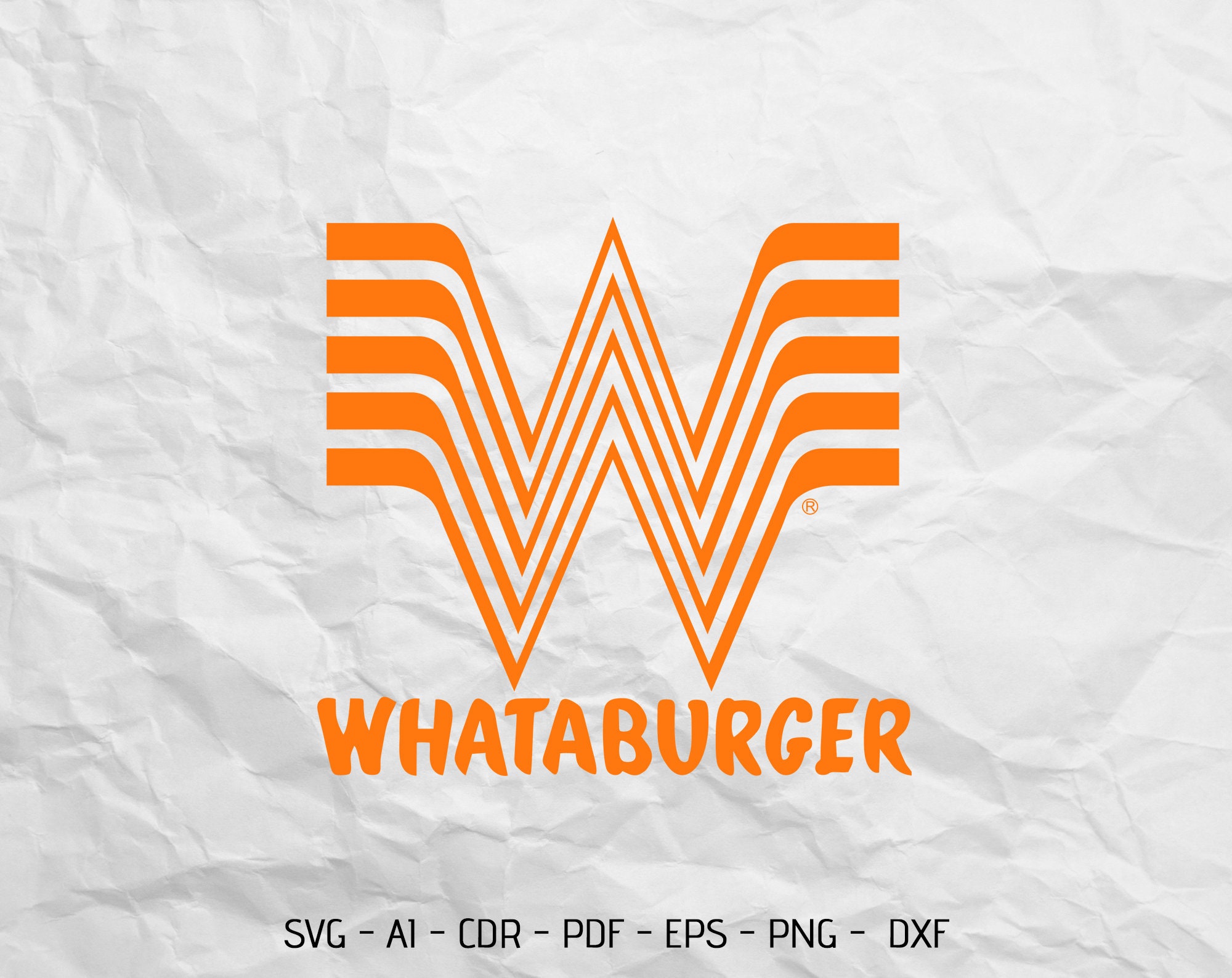 Whataburger Logo svg for Cricut Laser cut and Print | Etsy