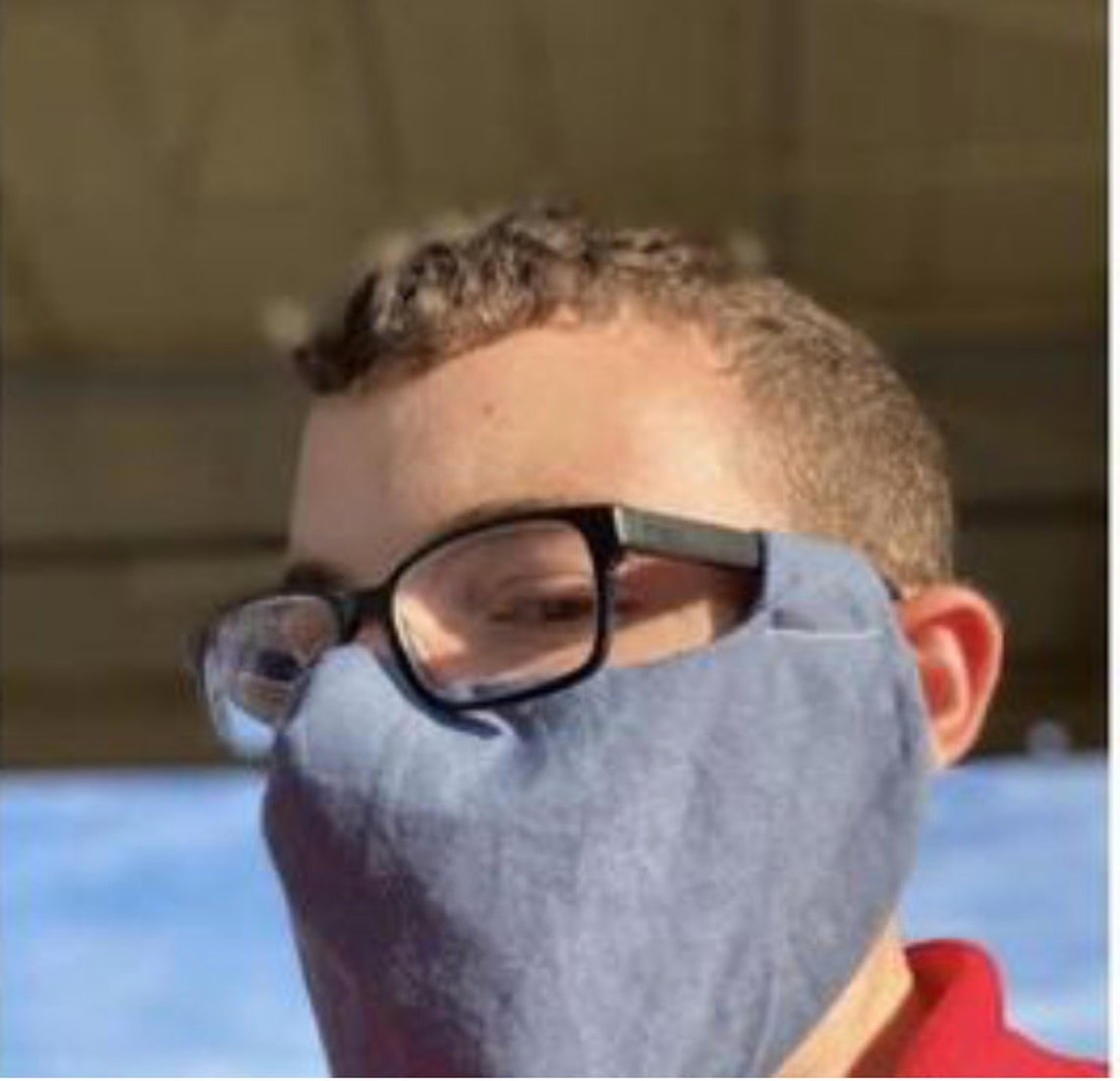 Summer face mask for glasses wearers hearing aid attach to Etsy