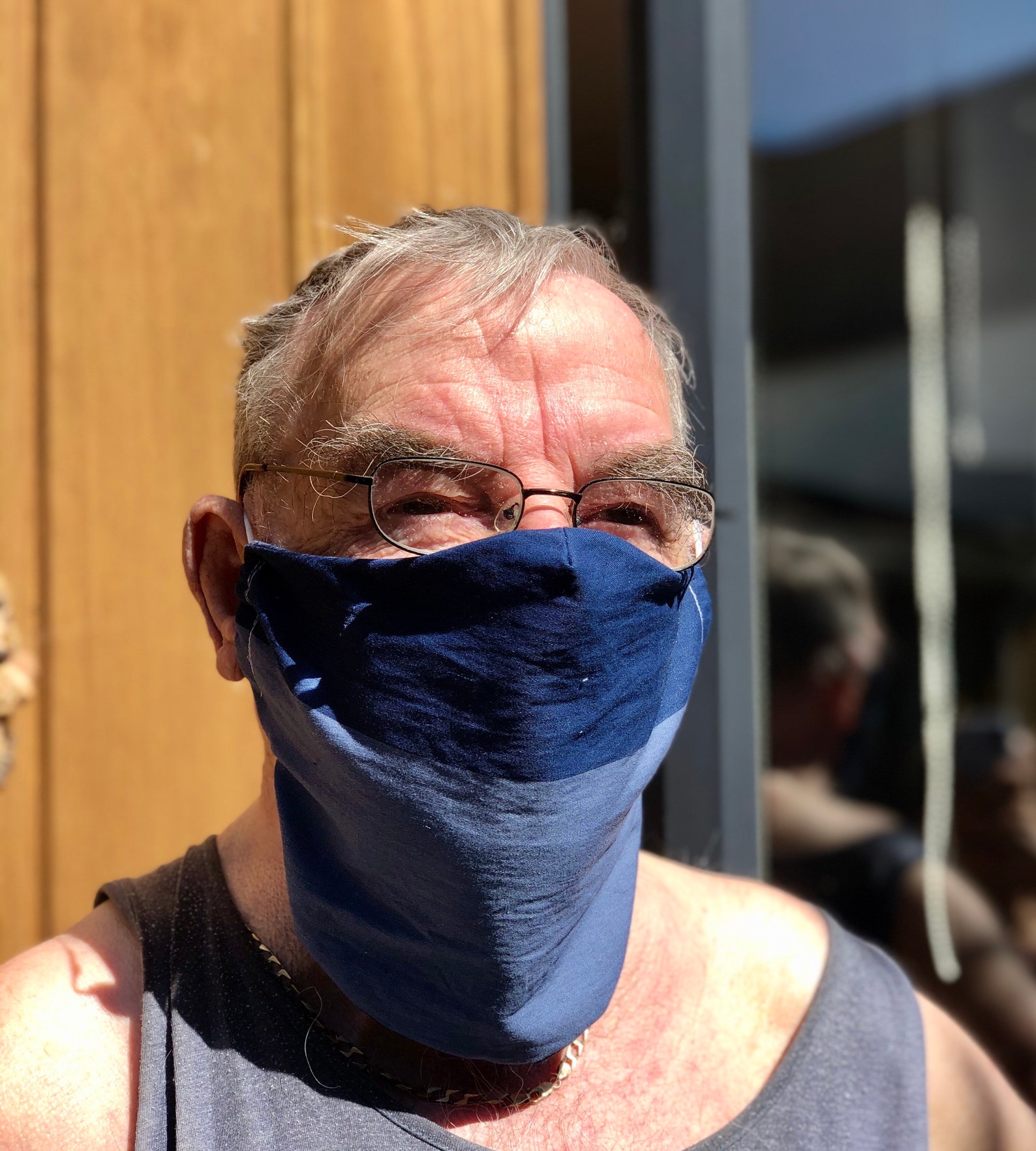 COPD Face drape mask for breathing difficulties / asthma / Etsy