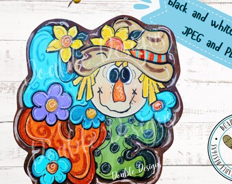 FALL template, fall doorhanger, paint pattern, doorhanger template, downloadable pattern, love template, pumpkin pattern, DIY, scarecrow