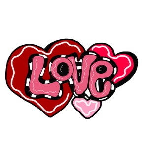 Love TEMPLATE, valentine doorhanger,valentine template, doorhanger 3. doorhanger pattern,  love pattern, paint pattern, valentine decor