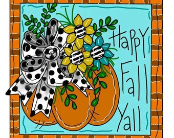 TEMPLATE,doorhanger template,doorhanger pattern,pumpkin pattern,pumpkin doorhanger,fall decor, downloadable template , printable template