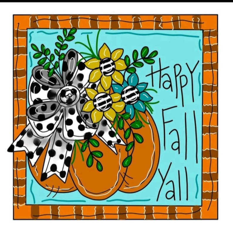 Template doorhanger Template doorhanger Pattern pumpkin Pattern pumpkin