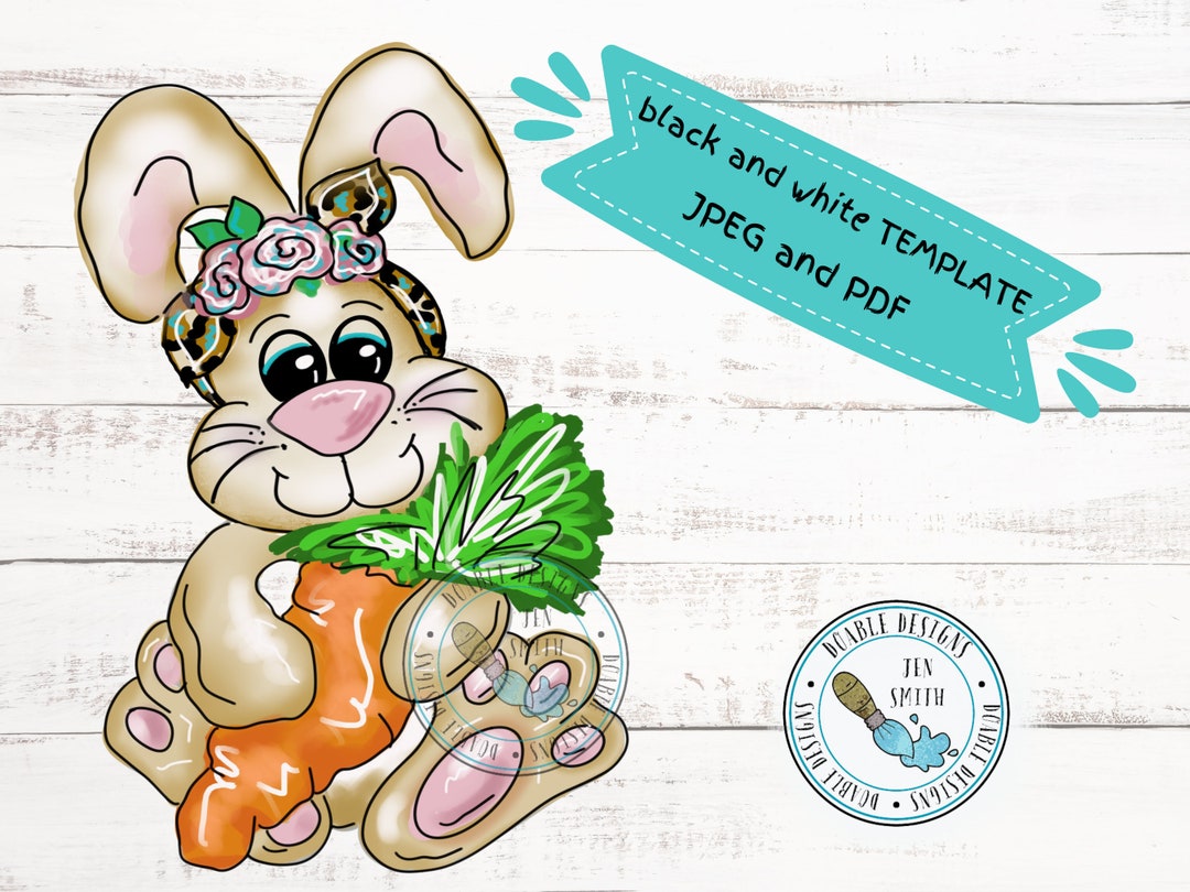 Spring Template, Spring Doorhanger, Paint Pattern, Doorhanger Template ...