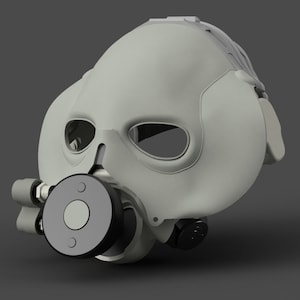 Half Life: Alyx Combine Worker Helmet (3D Print Files)