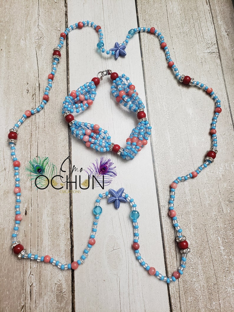 Collar y Ilde de Yemaya Achaba