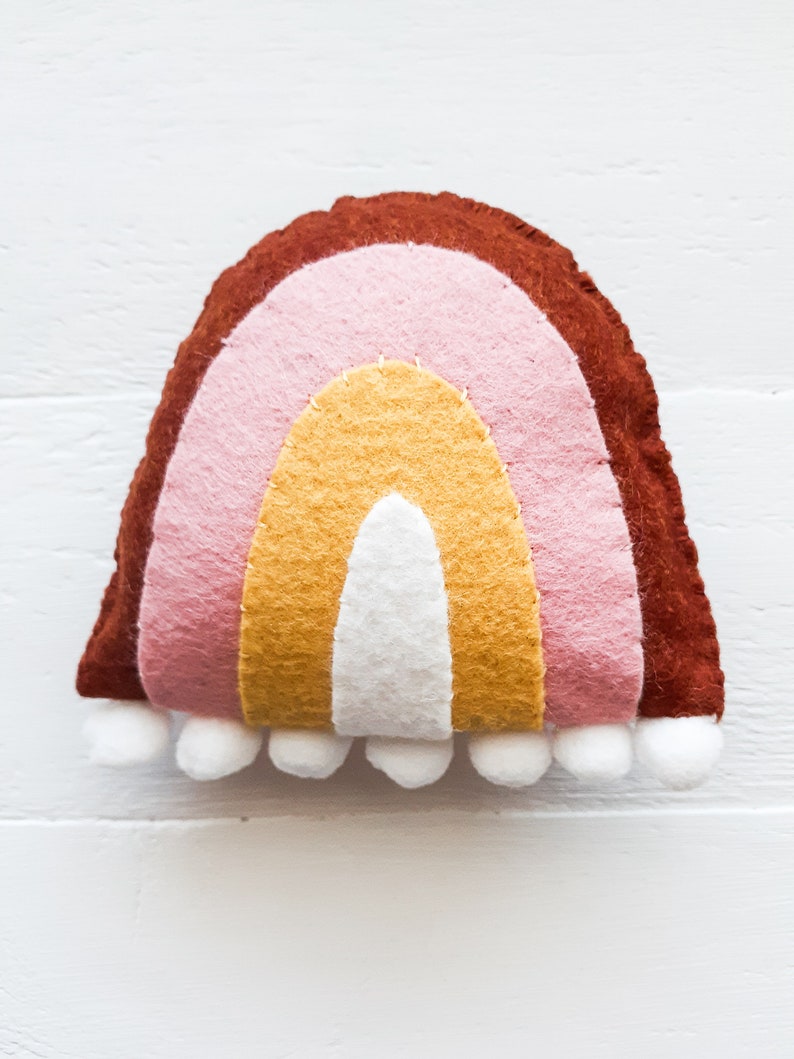 Pink Rainbow Mobile Kit / Baby Mobile / Sewing Kit / Modern Etsy