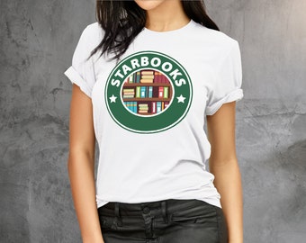 Starbooks T-Shirt: Book Lover Librarian Tee