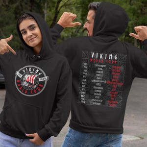 Viking World Tour Hoodie: Norse Mythology Sweatshirt
