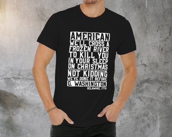Sarcastic American History Tee: Frozen River Christmas