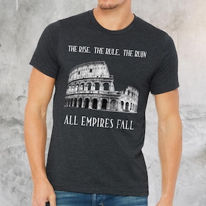 Roman Empire T-Shirt: Gladiator Colosseum Graphic Tee