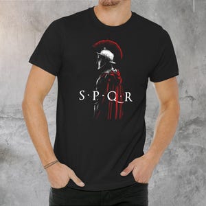SPQR Roman Soldier T-Shirt: Ancient Rome History Tee