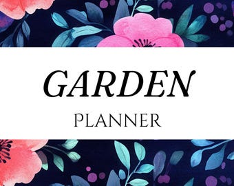 Gardening Printable Planner 2025 | Digital Download Garden Journal, Seed Tracker, Planting Schedule, and Organizer