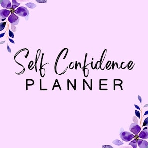 PLR Self-Love Planner - Printable Self Confidence Journal - Editable Template for Personal Growth