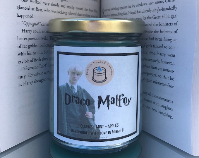 Draco Malfoy Scented Candle / Cologne Mint and Apples Etsy