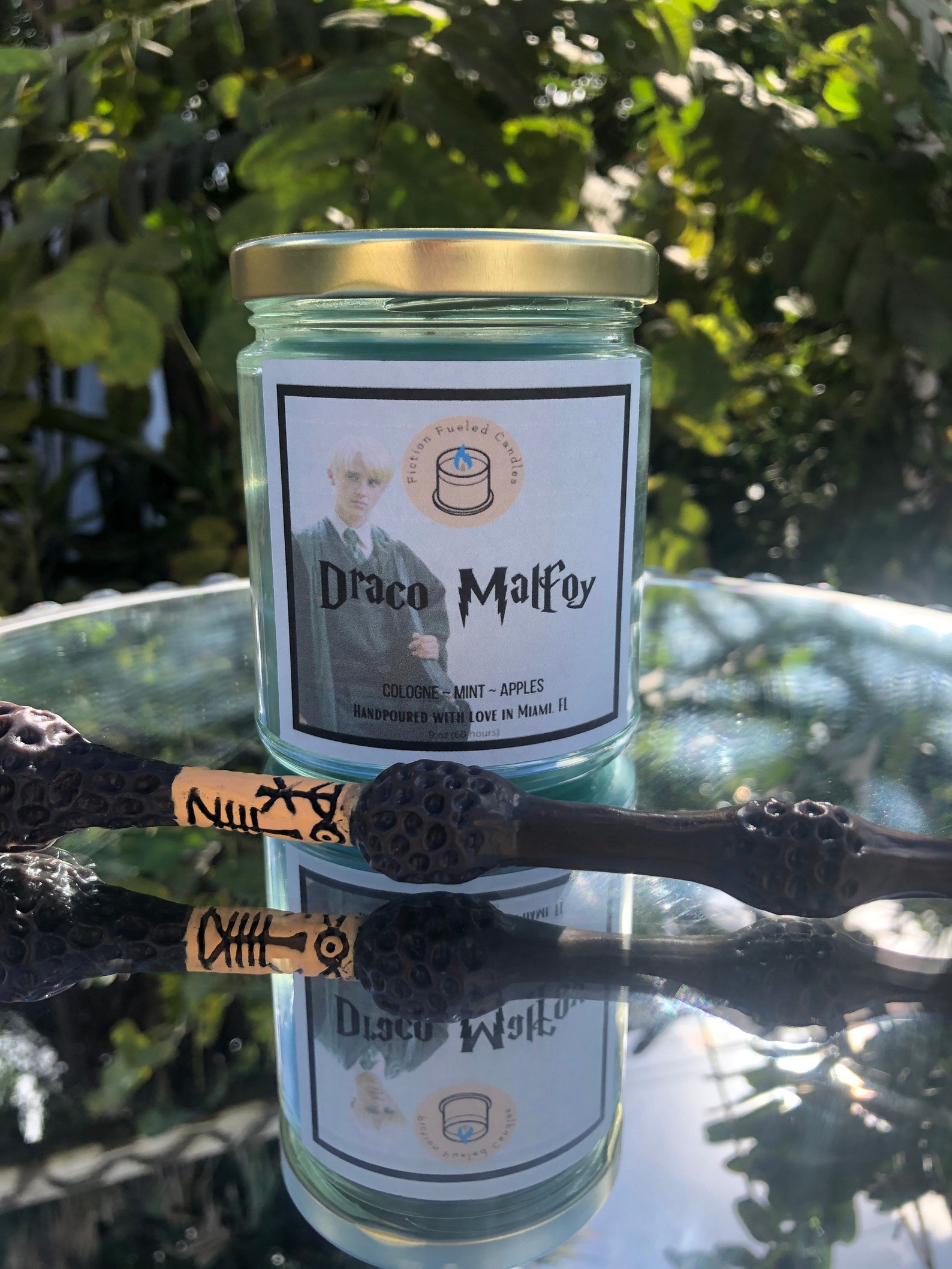 Draco Malfoy Scented Candle / Cologne Mint and Apples Etsy