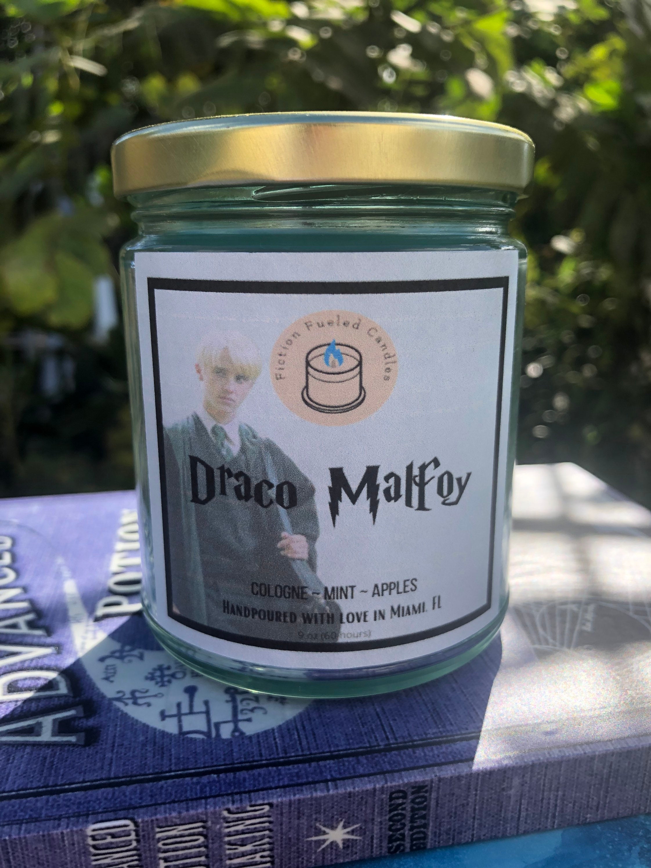 Draco Malfoy Scented Candle / Cologne Mint and Apples Etsy