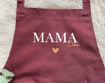 Schürze zu Muttertag | Geschenkidee Mama | personalisiert