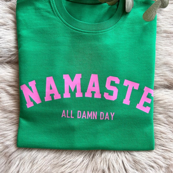 “NAMASTE” sweatshirt | Summer | yoga