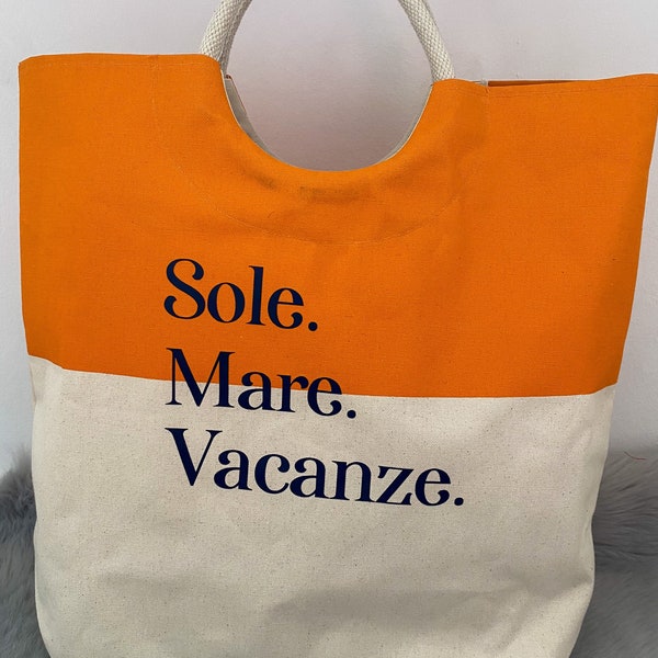 Strandtasche | Shopper | Sommer | Sonne | Urlaub | Meer