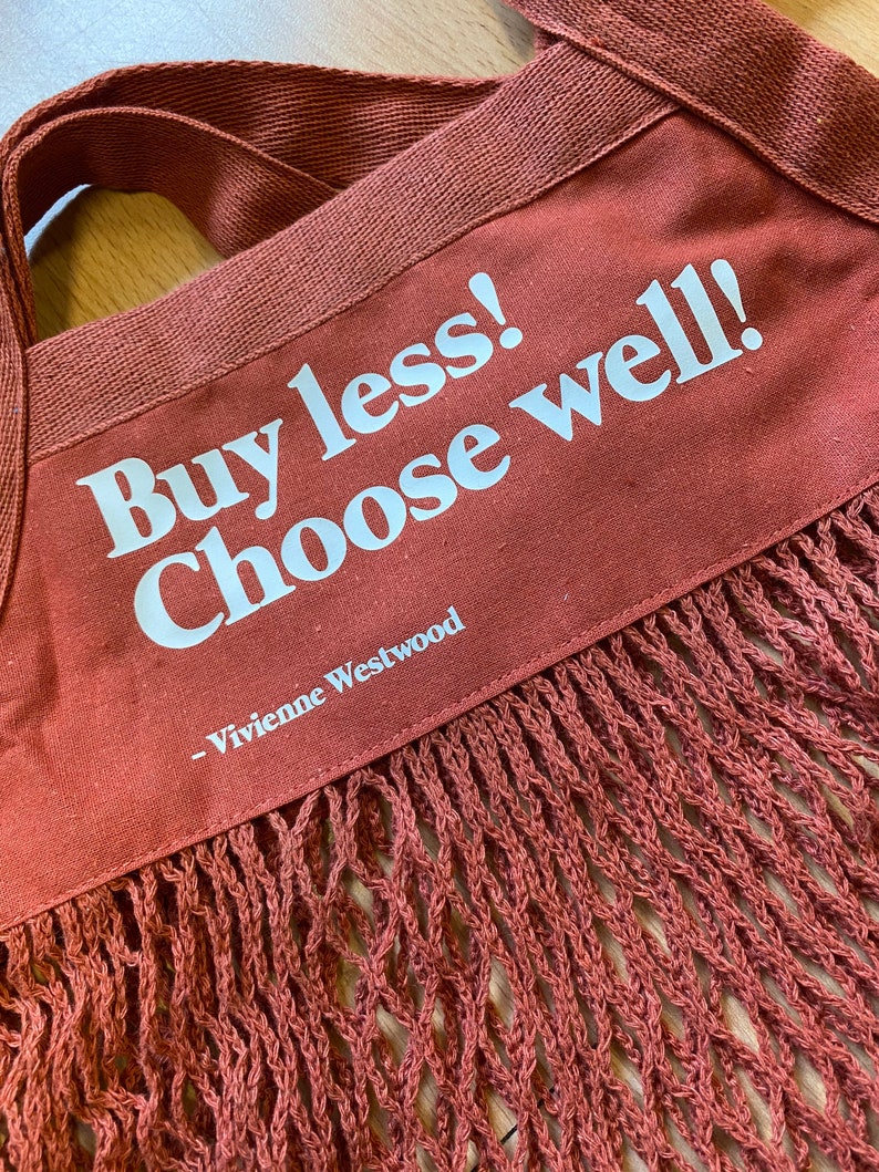 personalized shopping net, bag, mesh bag, gift, gift idea for Easter Orange Rust