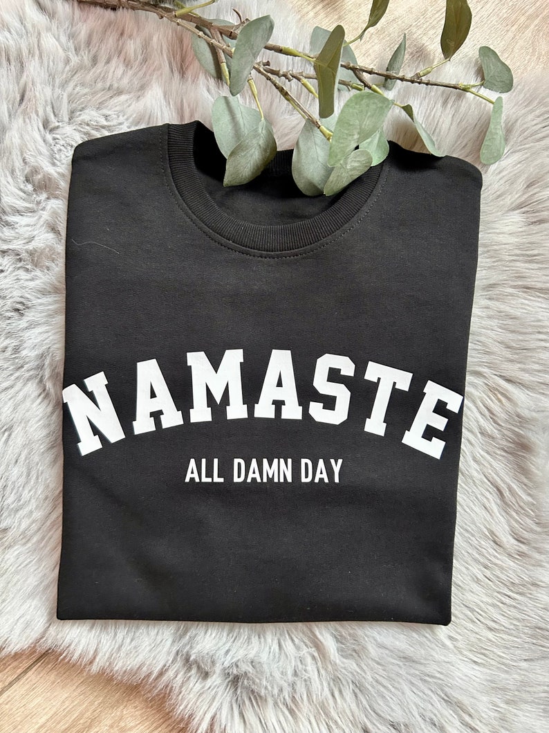 Sweatshirt NAMASTE Sommer Yoga Bild 5