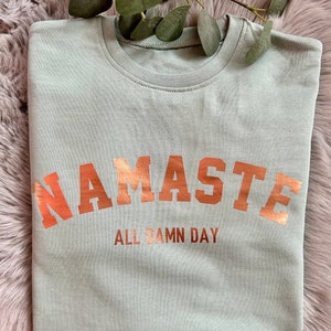 Sweatshirt NAMASTE Sommer Yoga Bild 4