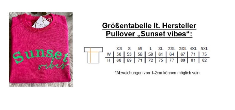 Damen Sweatshirt Sunset vibes Wunschaufdruck Bild 2