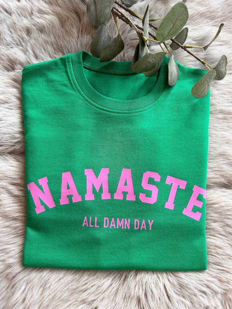 Sweatshirt NAMASTE Sommer Yoga Bild 1