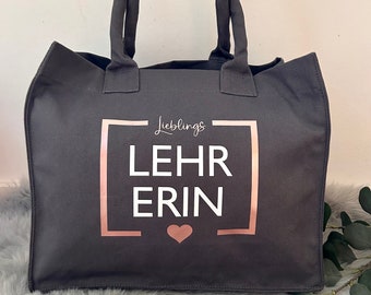 Lieblings ERZIEHERIN | LEHRERIN | personalisierte Tasche
