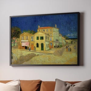 Van Gogh The Yellow House Print: Impressionist Fine Art Reproduction