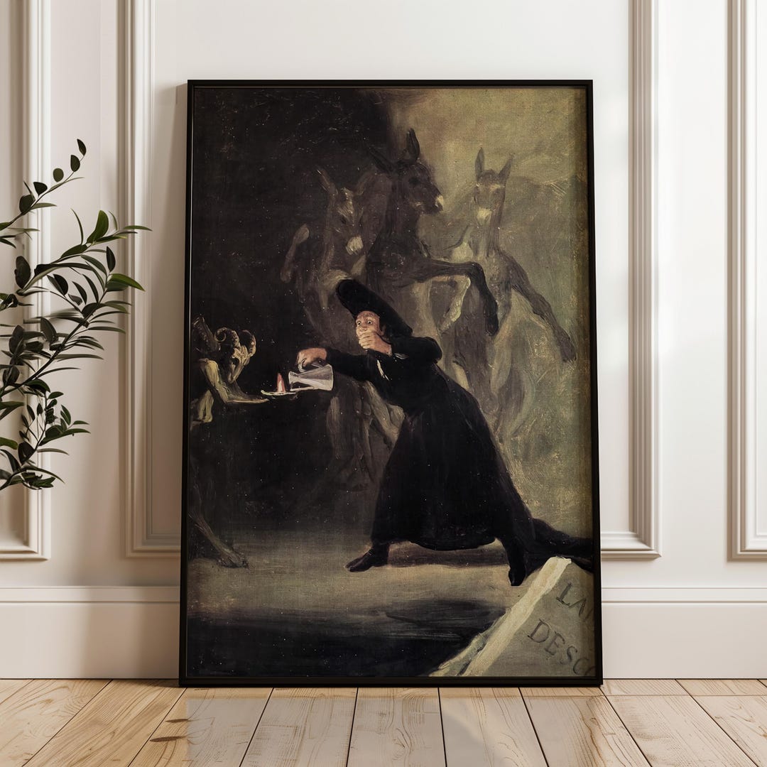 The Bewitched Man Print by Francisco De Goya, Classic Art Reproduction ...