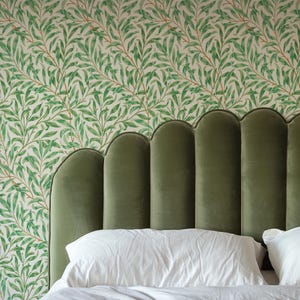 Classic Willow Bough William Morris Wallpaper, Historic Botanical Peel and Stick Wall Covering for Elegant Timeless Home Decor Gift