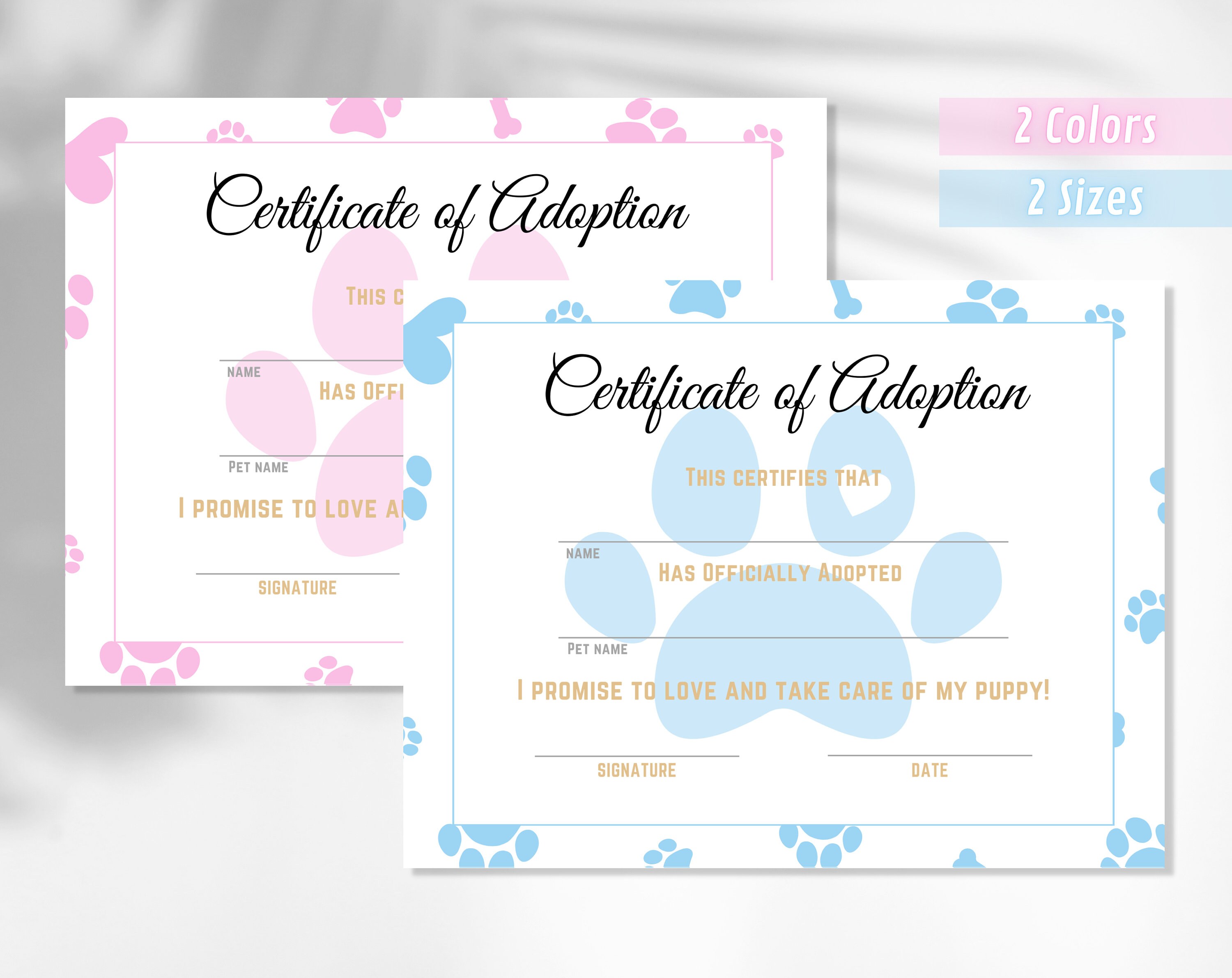 pet-adoption-certificate-printable-puppy-adoption-etsy