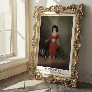 Manuel Osorio Famous Art Print, Romanticism Francisco de Goya Artwork Reproduction, Large Wall Decor, Ideal Artist Gift for Office