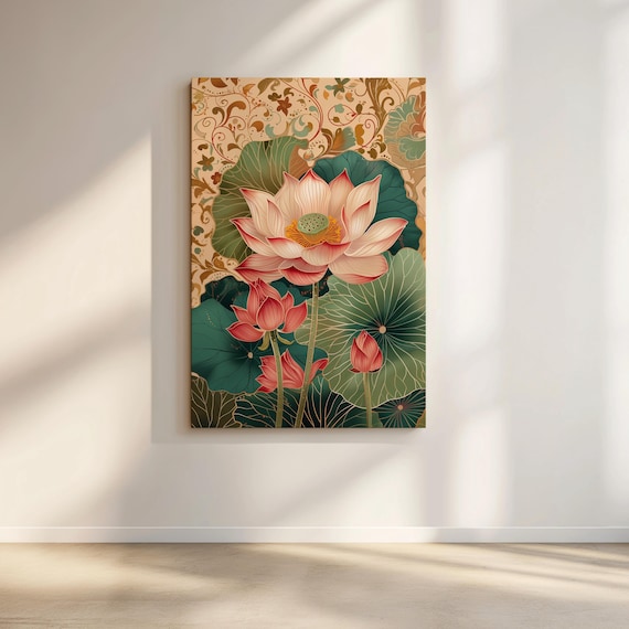 アート・デザイン・音楽 The Lotus Flower: A Textile Hidden in