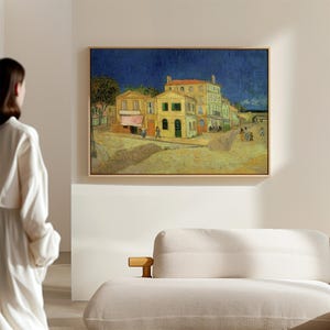 Vincent Van Gogh The Yellow House Canvas Print: Famous Wall Art Reproduction