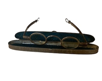 Civil War Era Eye Glasses With Glass Topped Display Case and COA - Etsy