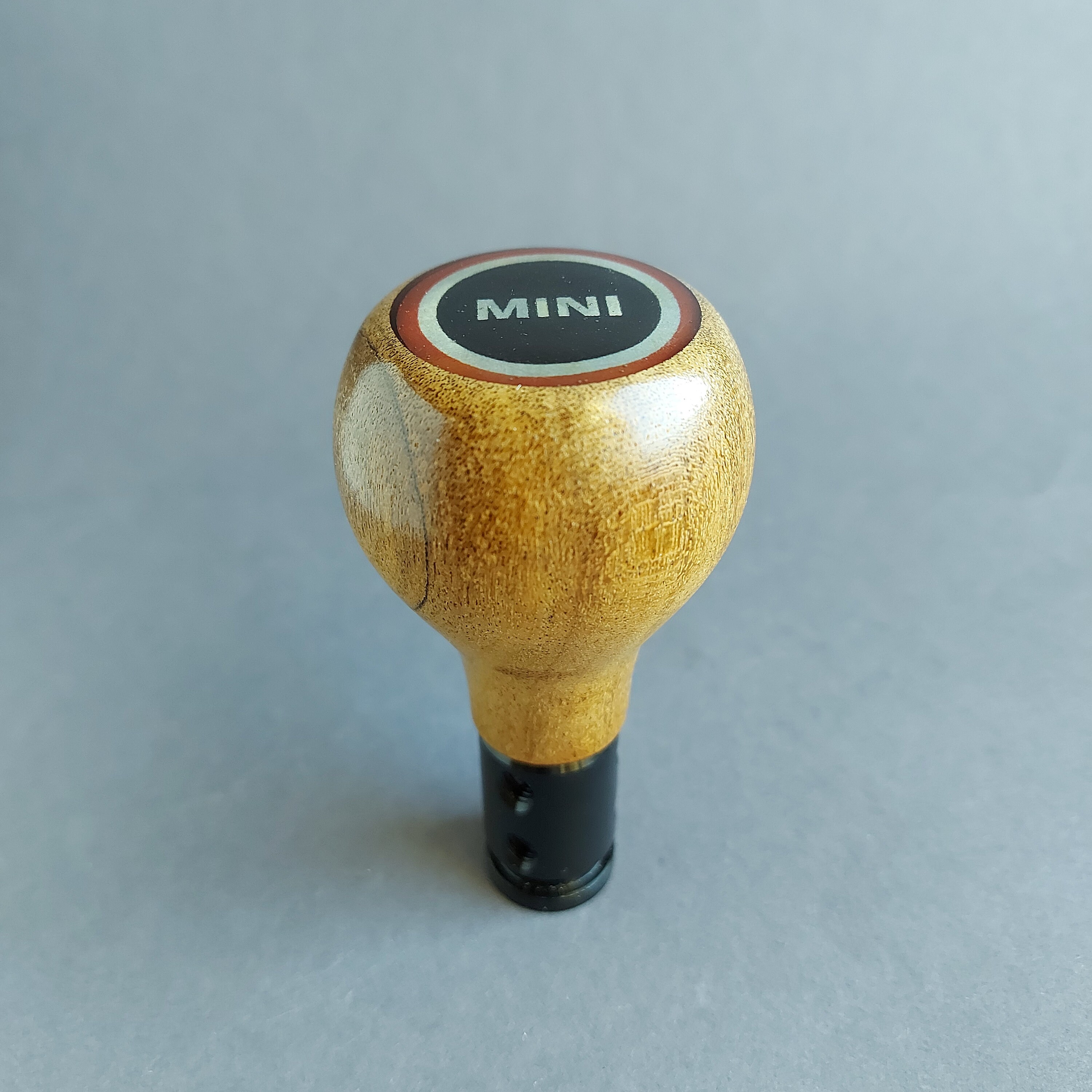 Mini cooper wooden custom shift knob with logo and resin. Gear Etsy