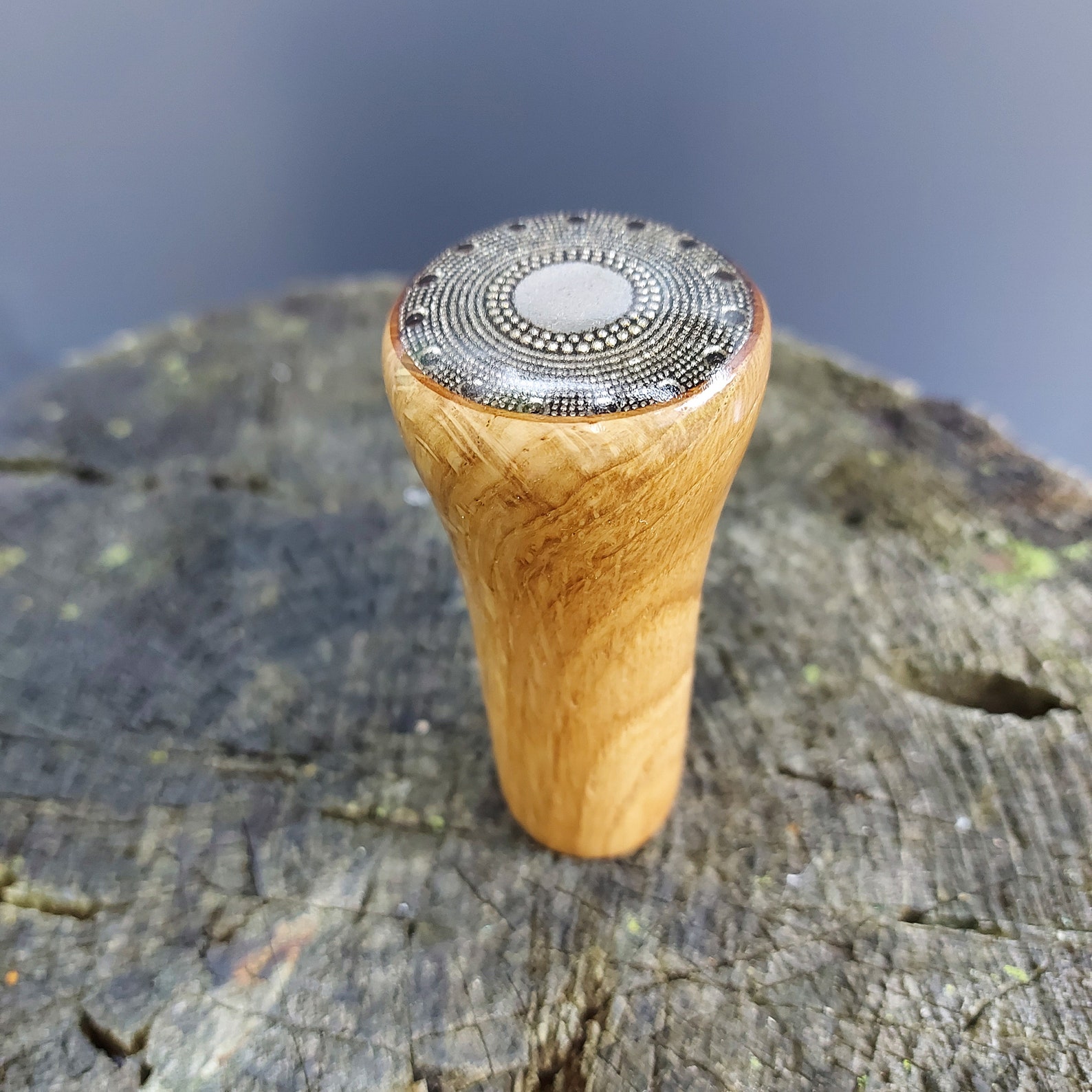 Automatic/manual wooden custom shift knob with resin. Gear Etsy