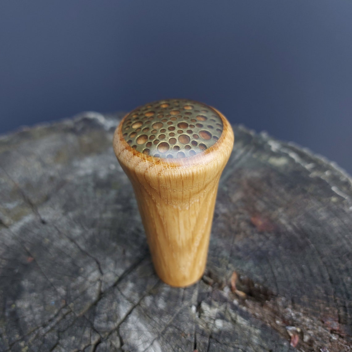 Wooden Custom Shift Knob With Resin and a Bronze/brass Etsy